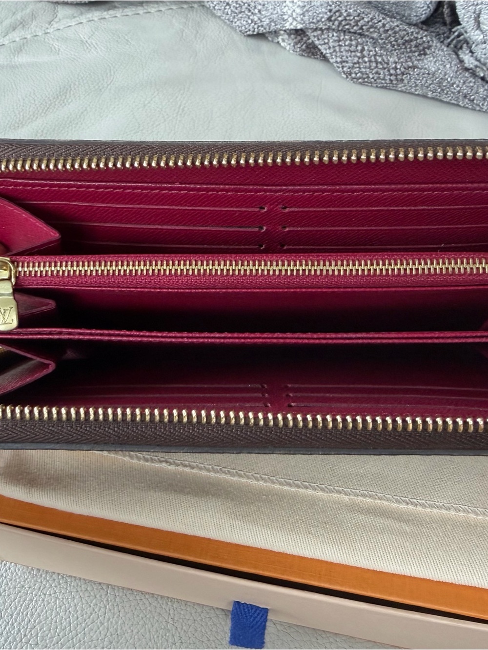 Louis Vuitton Monogram Zip Wallet in Brown and Gold-tone - Picture 2 of 4